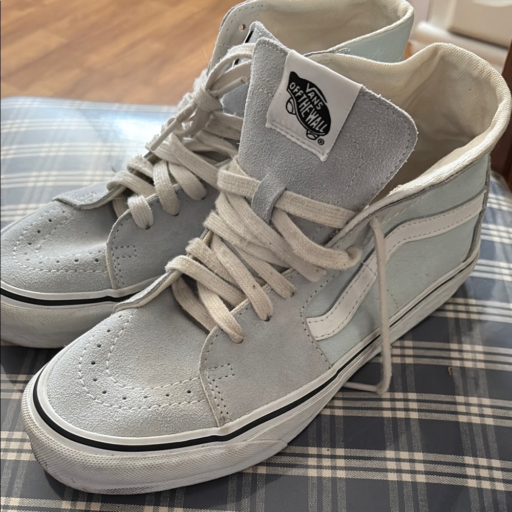 Vans Light Baby Blue Suede High-Tops